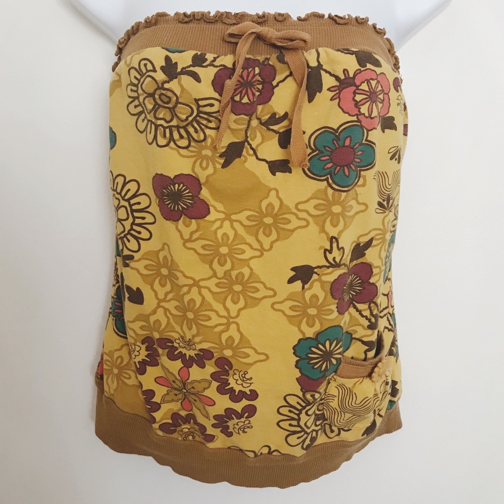 Vintage look Boho Hippie tube top